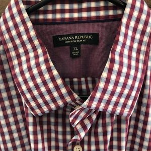 Banana Republic XL purple/blue dress shirt